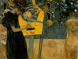 Gustav Klimt The Music painting